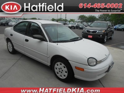 dodge neon 1998 white sedan gasoline 4 cylinders front wheel drive not specified 43228