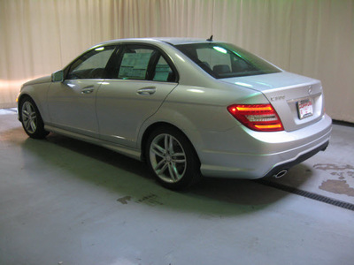 mercedes benz c class 2012 silver sedan c300 4matic sport gasoline 6 cylinders all whee drive automatic 44883