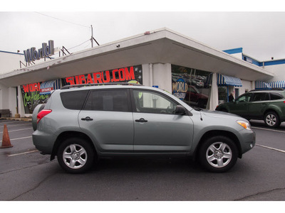 toyota rav4 2007 lt  green suv gasoline 4 cylinders 4 wheel drive automatic 07701