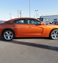 dodge charger 2011 orange sedan gasoline 6 cylinders rear wheel drive shiftable automatic 60915