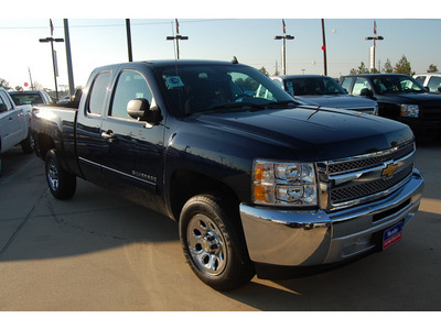 chevrolet silverado 1500 2012 dk  blue pickup truck flex fuel 8 cylinders 2 wheel drive 4 spd auto,elec cntlled l 77090