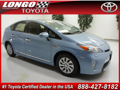 toyota prius 2012 blue hatchback plug in hybrid advanced i 4 cylinders front wheel drive not specified 91731