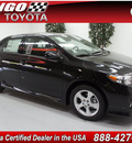 toyota corolla 2012 black sedan s gasoline 4 cylinders front wheel drive not specified 91731
