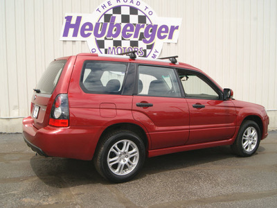subaru forester 2008 garnet red suv sports 2 5 x gasoline 4 cylinders all whee drive automatic 80905