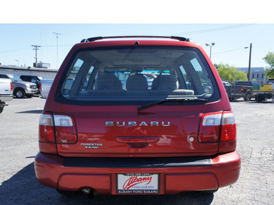 subaru forester 2001 red suv s gasoline 4 cylinders all whee drive manual 95678