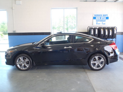 honda accord 2012 black coupe ex l v6 gasoline 6 cylinders front wheel drive automatic 28557