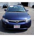 honda civic 2008 royal blue sedan lx gasoline 4 cylinders front wheel drive automatic 08750