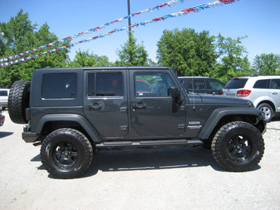 jeep wrangler unlimited 2010 dk  gray suv sport gasoline 6 cylinders 4 wheel drive automatic 62863