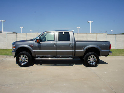 ford f 250 super duty 2010 dk  gray lariat diesel 8 cylinders 4 wheel drive automatic 76108