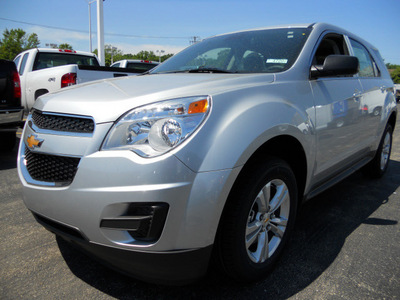 chevrolet equinox 2012 silver ls flex fuel 4 cylinders front wheel drive automatic 60007