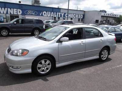 toyota corolla 2008 silver sedan s gasoline 4 cylinders front wheel drive automatic 07060