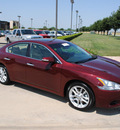 nissan maxima 2009 dk  red sedan 3 5 s gasoline 6 cylinders front wheel drive automatic 76018