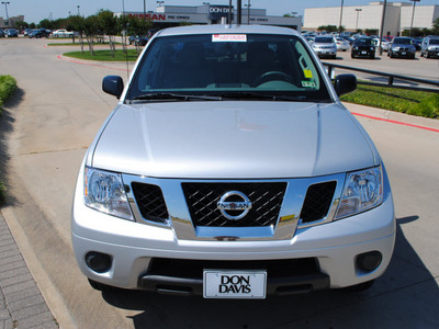 nissan frontier 2012 silver s gasoline 6 cylinders 2 wheel drive automatic 76018