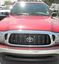 toyota tacoma 2004 red tacoma 4x2 gasoline 4 cylinders rear wheel drive automatic 34788