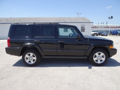 jeep commander 2006 black suv gasoline 6 cylinders 4 wheel drive automatic 77388