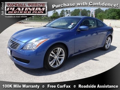 infiniti g37 2008 blue coupe sport gasoline 6 cylinders rear wheel drive automatic 77388