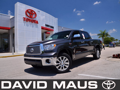 toyota tundra 2012 gray limited gasoline 8 cylinders 2 wheel drive automatic 32771