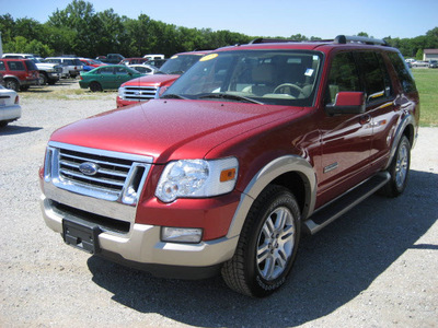 ford explorer 2007 dk  red suv eddie bauer gasoline 6 cylinders 4 wheel drive automatic with overdrive 62863