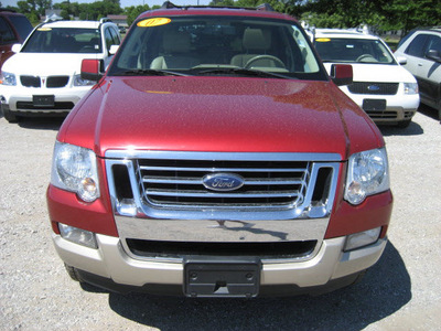 ford explorer 2007 dk  red suv eddie bauer gasoline 6 cylinders 4 wheel drive automatic with overdrive 62863