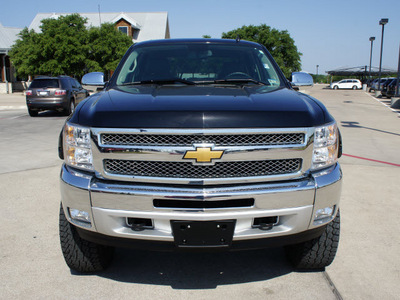 chevrolet silverado 1500 2012 black lt flex fuel 8 cylinders 4 wheel drive automatic 76087