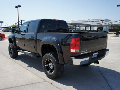 gmc sierra 1500 2012 black sle flex fuel 8 cylinders 4 wheel drive automatic 76087