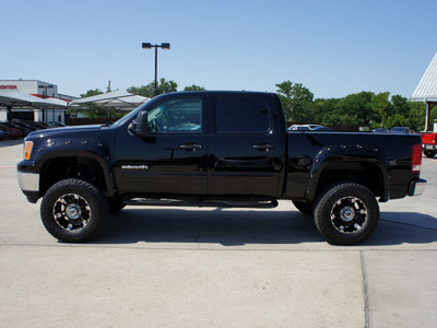 gmc sierra 1500 2012 black sle flex fuel 8 cylinders 4 wheel drive automatic 76087