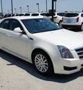 cadillac cts 2011 white sedan gasoline 6 cylinders rear wheel drive automatic 76087