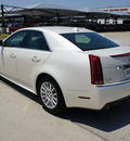 cadillac cts 2011 white sedan gasoline 6 cylinders rear wheel drive automatic 76087