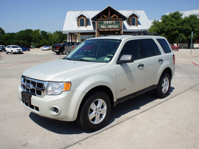 ford escape 2008 white suv xls gasoline 4 cylinders front wheel drive automatic with overdrive 76087