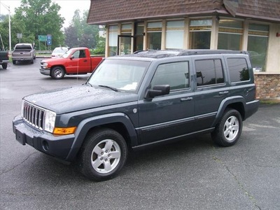 jeep commander 2007 blue suv sport 4wd flex fuel 8 cylinders 4 wheel drive automatic 07054