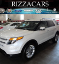 ford explorer 2013 white suv limited 4x4 flex fuel 6 cylinders 4 wheel drive automatic with overdrive 60546