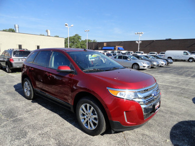 ford edge 2013 red sel gasoline 4 cylinders front wheel drive automatic with overdrive 60546