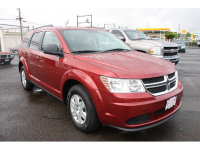 dodge journey 2011 dk  red express gasoline 4 cylinders front wheel drive automatic 98632