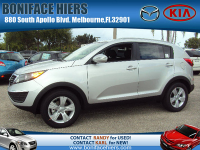 kia sportage 2012 silver suv lx gasoline 4 cylinders front wheel drive automatic 32901