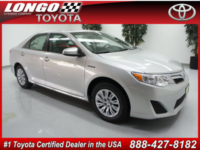 toyota camry hybrid 2012 silver sedan le hybrid 4 cylinders front wheel drive automatic 91731