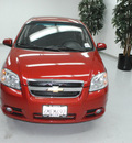 chevrolet aveo 2010 red sedan lt gasoline 4 cylinders front wheel drive automatic 91731