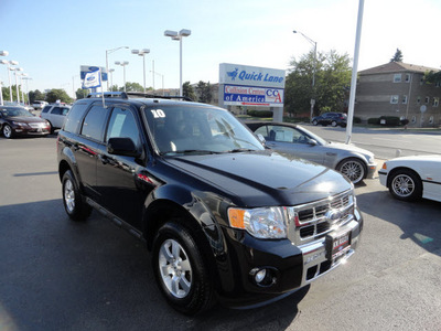 ford escape 2010 black suv limited flex fuel 6 cylinders front wheel drive automatic with overdrive 60546