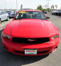 ford mustang 2010 red coupe 6 cylinders automatic 60443