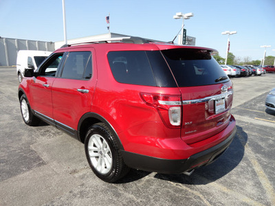 ford explorer 2011 red suv xlt 6 cylinders automatic 60443
