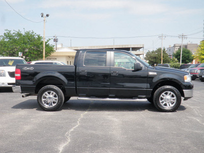 ford f 150 2008 black xlt flex fuel 8 cylinders 4 wheel drive automatic with overdrive 61832
