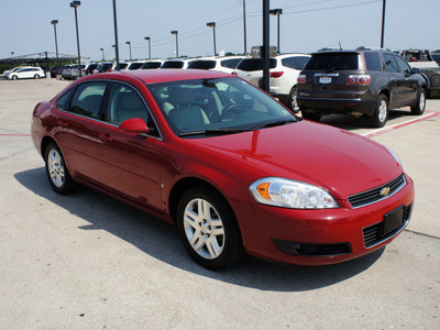 chevrolet impala 2008 red sedan lt flex fuel 6 cylinders front wheel drive automatic 76087