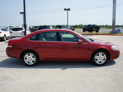 chevrolet impala 2008 red sedan lt flex fuel 6 cylinders front wheel drive automatic 76087