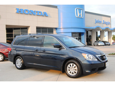 honda odyssey 2010 blue van ex gasoline 6 cylinders front wheel drive automatic with overdrive 77065
