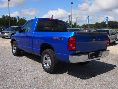 dodge ram pickup 1500 2008 blue pickup truck sxt gasoline 6 cylinders rear wheel drive 6 speed manual 27569