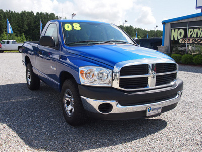 dodge ram pickup 1500 2008 blue pickup truck sxt gasoline 6 cylinders rear wheel drive 6 speed manual 27569