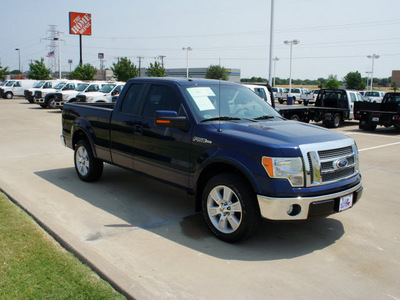 ford f 150 2010 dk  blue lariat flex fuel 8 cylinders 2 wheel drive automatic 76108