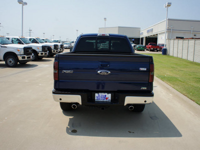 ford f 150 2010 dk  blue lariat flex fuel 8 cylinders 2 wheel drive automatic 76108