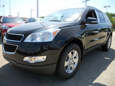 chevrolet traverse 2012 black lt gasoline 6 cylinders all whee drive automatic 60007