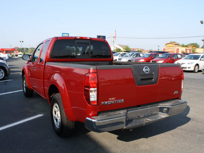 nissan frontier 2007 red xe gasoline 4 cylinders rear wheel drive automatic 27215