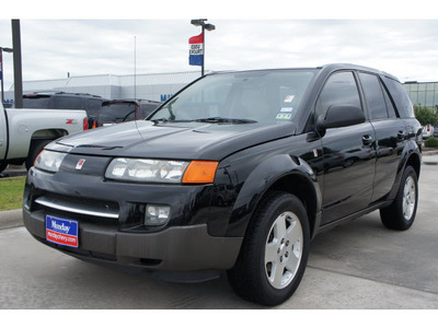 saturn vue 2004 black suv gasoline 6 cylinders front wheel drive 5 speed automatic 77090